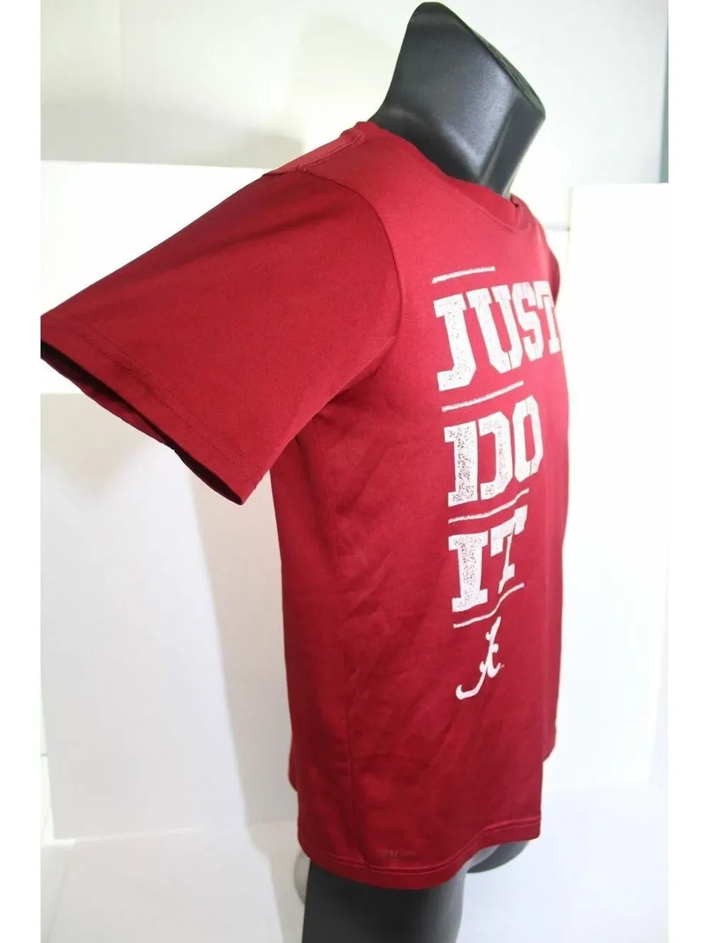 Nike Just Do It Alabama Crimson Tide Polyester T Shirt Size Youth Medium
